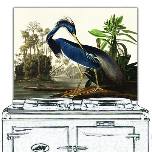 Vintage Heron Bird