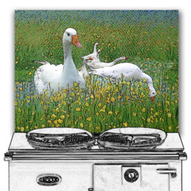 Birds - Geese and Buttercups